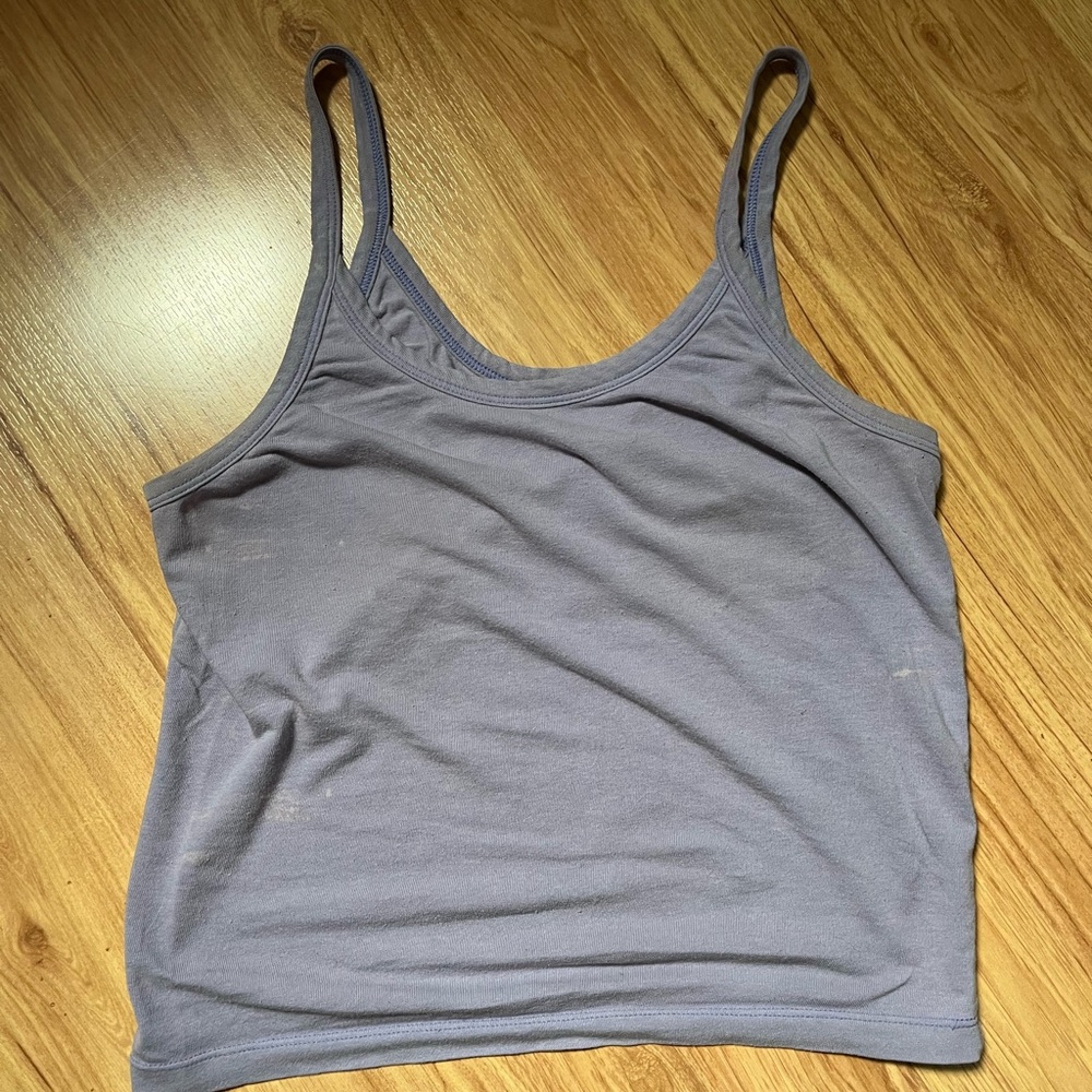 Arq periwinkle crop tank size L